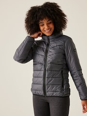Regatta Grey Womens Heatherly Padded Jacket - Image 1 of 9