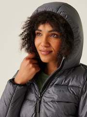 Regatta Grey Womens Heatherly Padded Jacket - Image 6 of 9