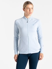 Azul - Dare 2b Womens Energise Midlayer Top - Imagen 1 de 7