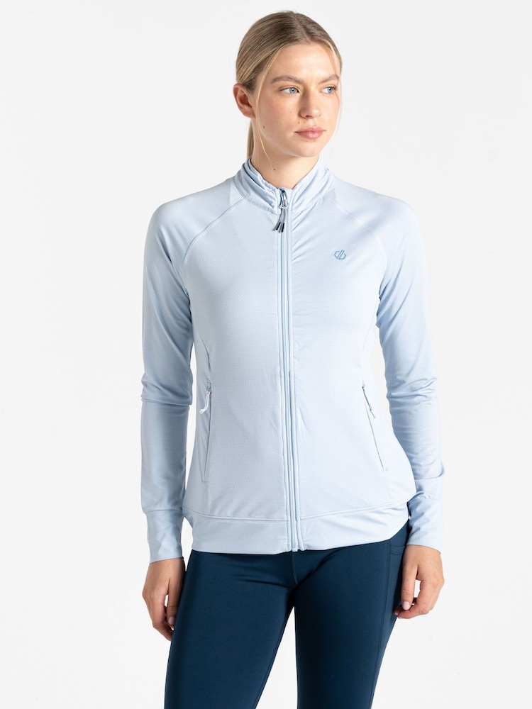 Azul - Dare 2b Womens Energise Midlayer Top - Imagen 1 de 7