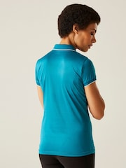 Regatta Blue Womens Remex II Active Polo Shirt - Image 2 of 4