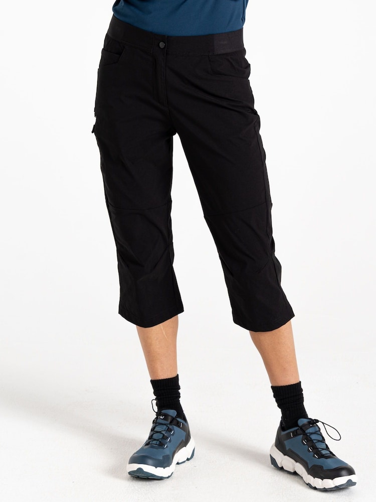 Dare 2b Womens Melodic III 3/4 Black Trousers - Image 2 of 7