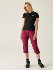 Regatta Purple Womens Chaska Capri III Trousers - Image 2 of 7