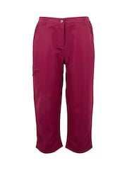 Regatta Purple Womens Chaska Capri III Trousers - Image 5 of 7
