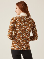 Regatta Brown Womens 100% Cotton Orla Kiely Winter T-Shirt - Image 2 of 6