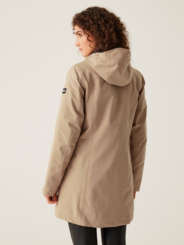 Regatta Cream Womens Denbury V 2-in-1 Waterproof Jacket - Image 2 of 10 Regatta Cream Womens Denbury V 2-in-1 Waterproof Jacket - Image 2 of 10