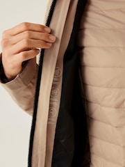 Regatta Cream Womens Denbury V 2-in-1 Waterproof Jacket - Image 4 of 10