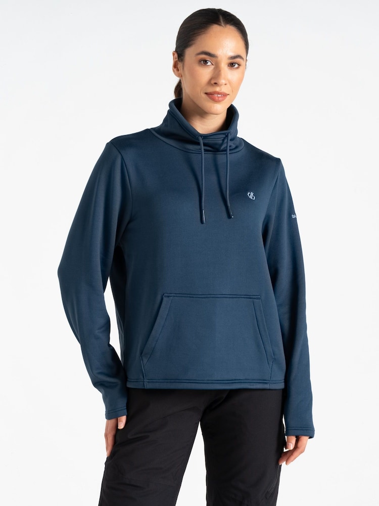 Dare 2b Womens Blue Lexan Overhead Hooded Fleece - Image 1 of 6