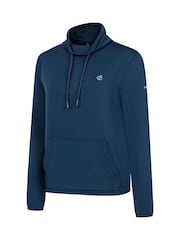 Dare 2b Womens Blue Lexan Overhead Hooded Fleece - Image 5 of 6