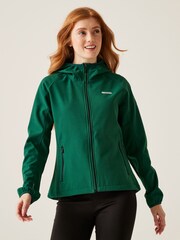 Regatta Green Womens Arec III Softshell Jacket - Image 1 of 6