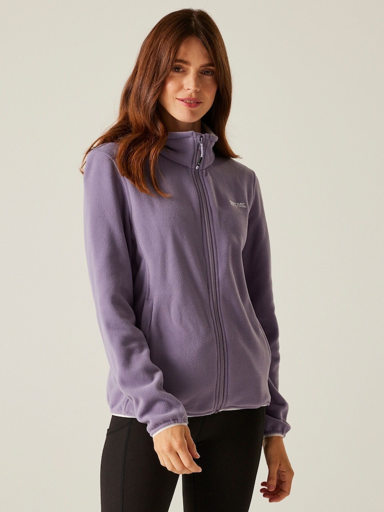 Regatta Purple Womens Clemance IV Full Zip Fleece - Image 1 of 7