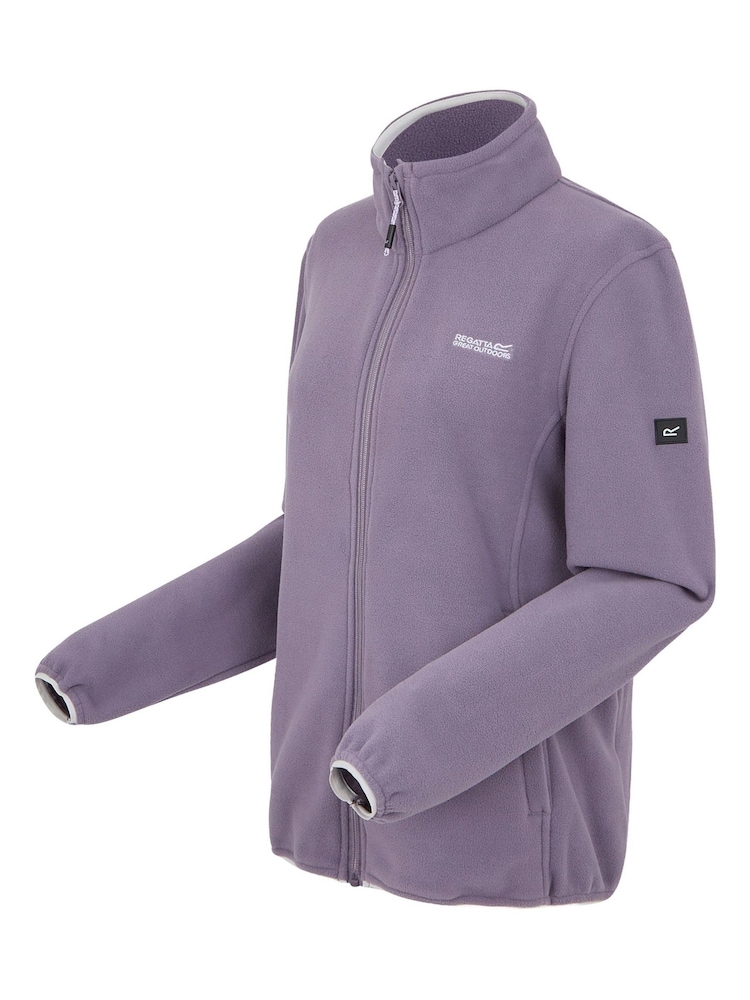 Regatta Purple Womens Clemance IV Full Zip Fleece - Image 7 of 7
