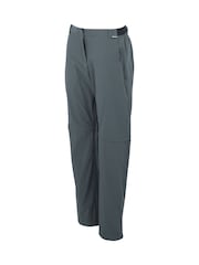 Regatta Grey Womens Travel Light Zip Off Trousers II - Image 9 of 9