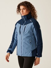 Regatta Blue Womens Winter Calderdale II Waterproof Jacket - Image 1 of 8