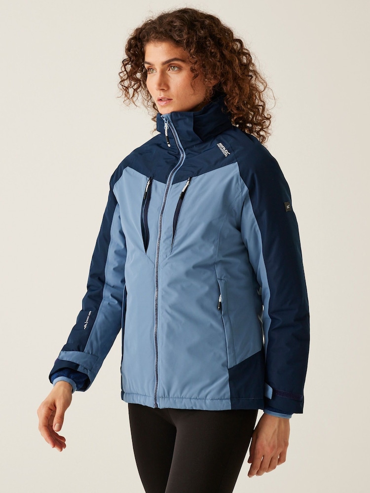 Regatta Blue Womens Winter Calderdale II Waterproof Jacket - Image 1 of 8