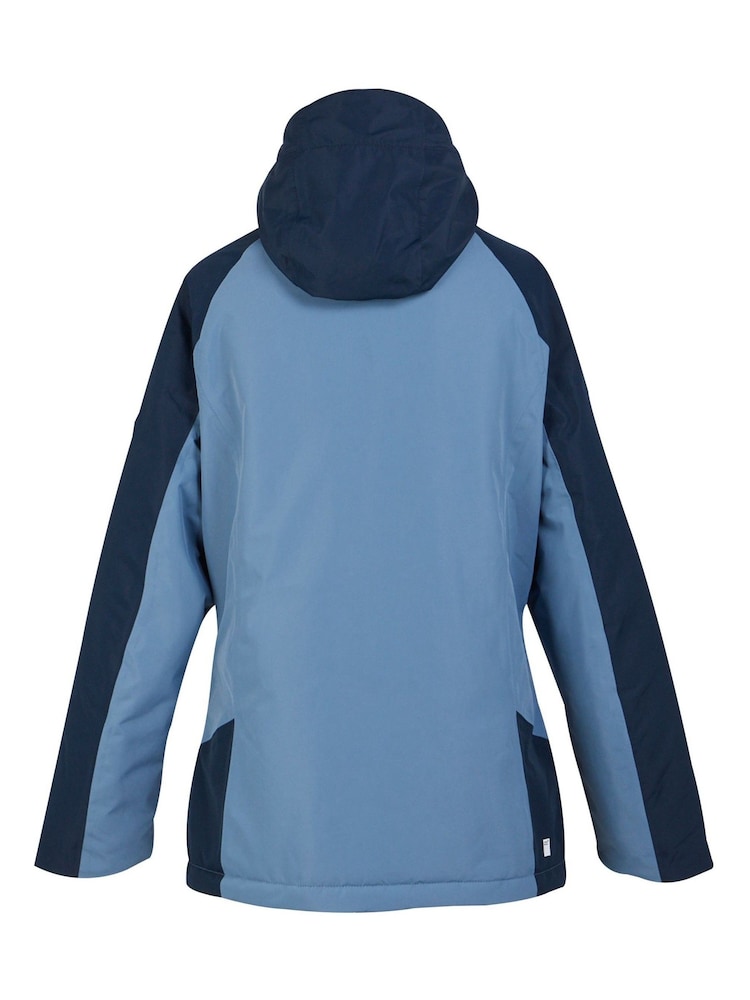 Regatta Blue Womens Winter Calderdale II Waterproof Jacket - Image 8 of 8