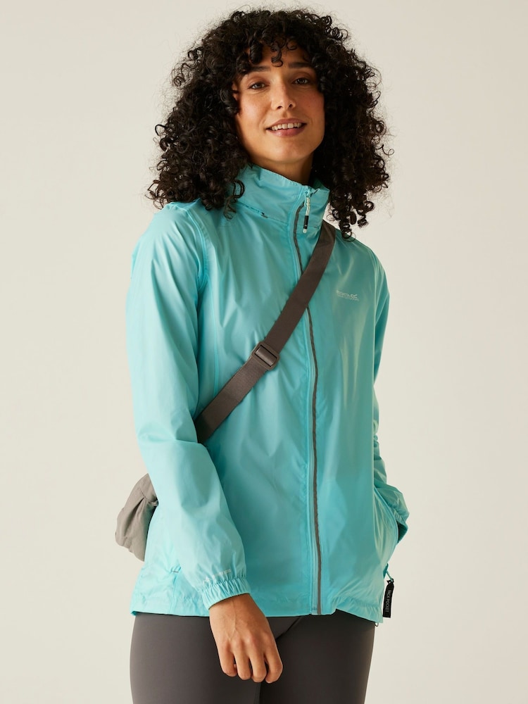 Regatta Blue Womens Corinne IV Waterproof Packaway Jacket - Image 1 of 10