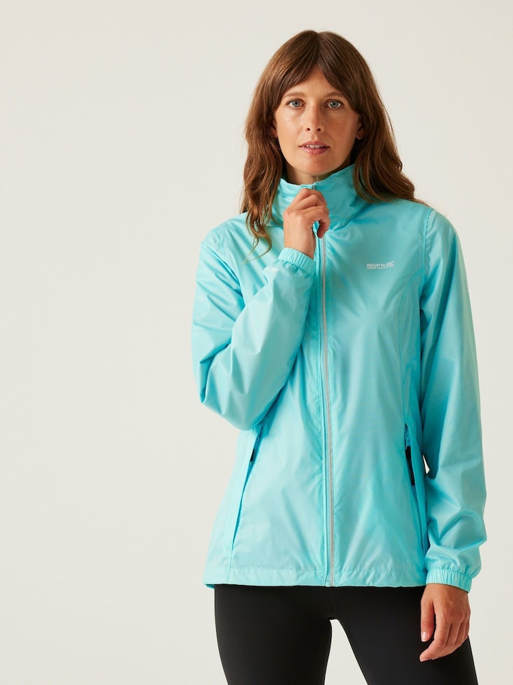 Regatta Blue Womens Corinne IV Waterproof Packaway Jacket - Image 2 of 10