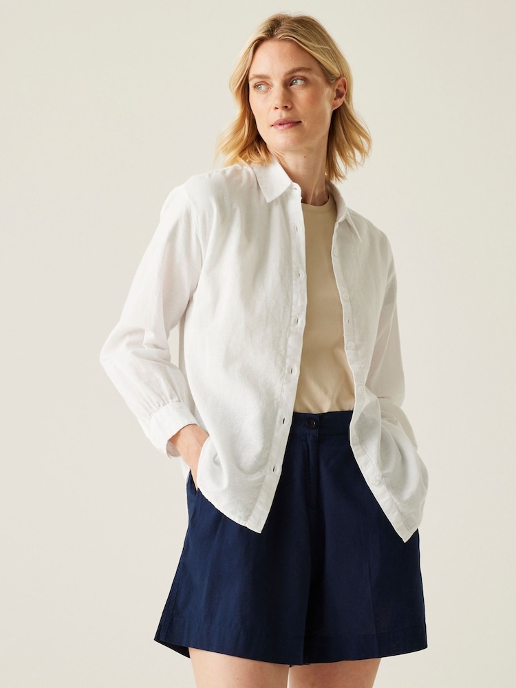 Regatta White Womens Primevere II Shirt - Image 2 of 8