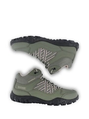 Regatta Green Womens Lady Edgepoint Waterproof Mid Walking Boots - Image 4 of 6