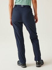 Regatta Blue Womens Travel Light Trousers II - Image 3 of 8