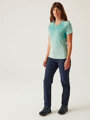 Regatta Blue Womens Travel Light Trousers II - Image 4 of 8