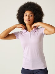 Regatta Light Purple Womens Remex II Active Polo Shirt - Image 1 of 7