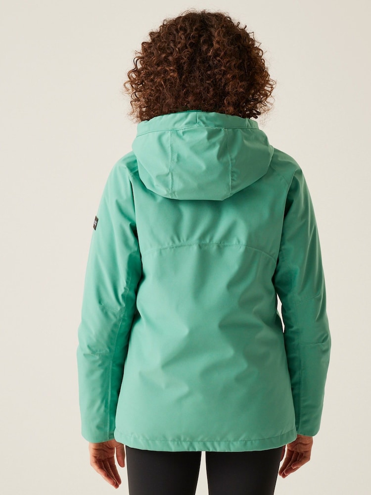 Regatta Green Womens Reeah Waterproof Jacket - Image 2 of 8
