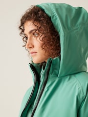 Regatta Green Womens Reeah Waterproof Jacket - Image 6 of 8