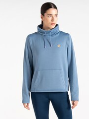 Dare 2b Womens Blue Lexan Overhead Hooded Fleece - Image 1 of 7
