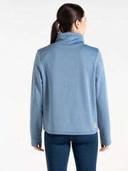 Dare 2b Womens Blue Lexan Overhead Hooded Fleece - Image 3 of 7