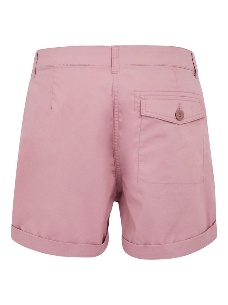 Regatta Pink Womens 100% Cotton Pemma Shorts - Image 6 of 7