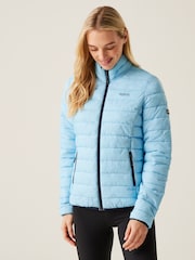 Regatta Blue Chrome Womens Marizion Baffled Jacket - Image 1 of 8