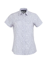 Regatta Purple Womens Travel Packaway Short Sleeve Shirt - Image 5 of 7