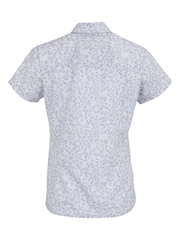 Regatta Purple Womens Travel Packaway Short Sleeve Shirt - Image 6 of 7
