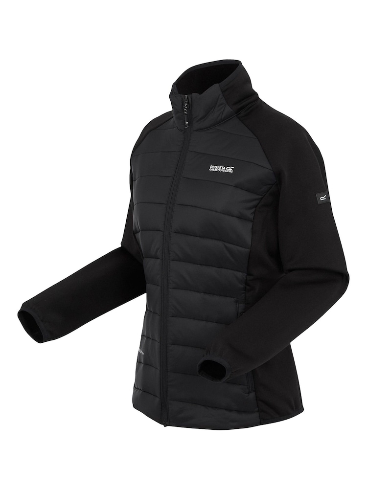 Regatta Black Womens Clumber V Hybrid Jacket - Image 7 of 7