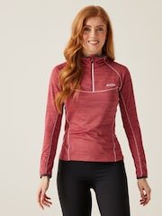 Regatta Red Womens Yonder II Full Zip SweatShirt - Image 5 of 6