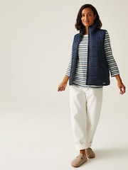 Regatta Blue Womens Courcelle Quitled Body Warmer II - Image 4 of 8