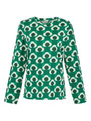 Regatta Green Womens 100% Cotton Orla Kiely Winter T-Shirt - Image 5 of 6