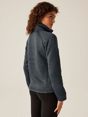 Regatta Grey Womens Emilide Knit Effect Cosy Fleece - Image 2 of 7