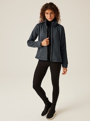 Regatta Grey Womens Emilide Knit Effect Cosy Fleece - Image 3 of 7