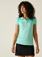 Regatta Blue Womens Remex II Active Polo Shirt - Image 1 of 8