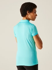 Regatta Blue Womens Remex II Active Polo Shirt - Image 3 of 8
