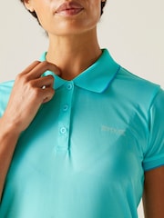 Regatta Blue Womens Remex II Active Polo Shirt - Image 5 of 8