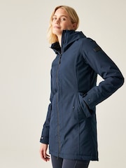 Regatta Blue Womens Voltera IV Waterproof Heated Jacket - Image 1 of 8