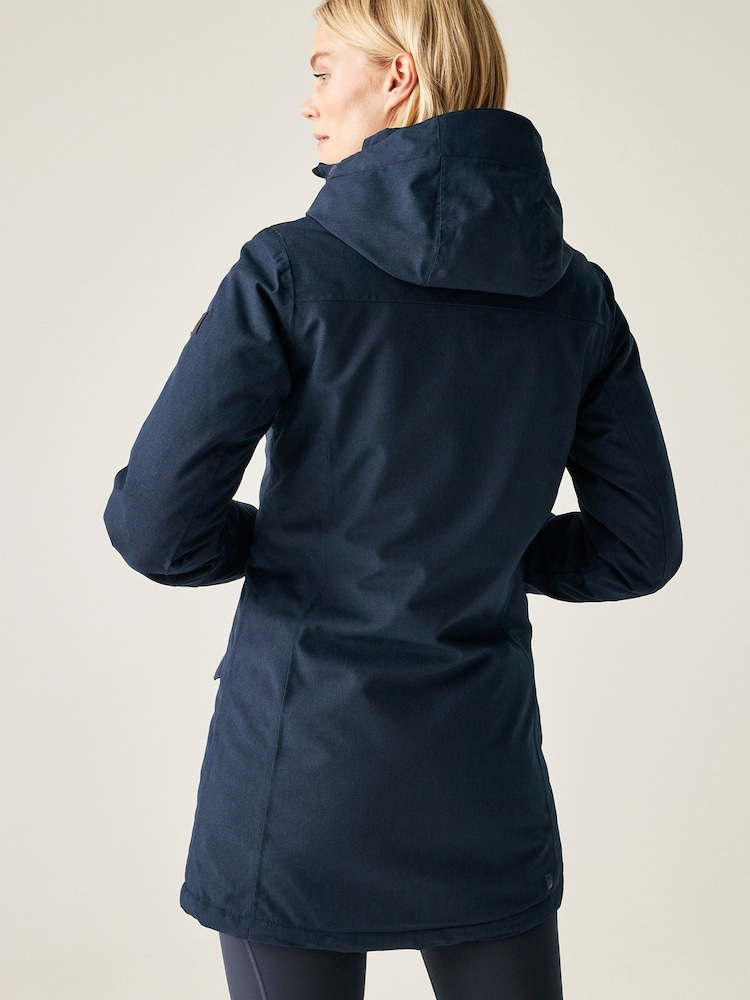 Regatta Blue Womens Voltera IV Waterproof Heated Jacket - Image 2 of 8