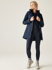 Regatta Blue Womens Voltera IV Waterproof Heated Jacket - Image 3 of 8