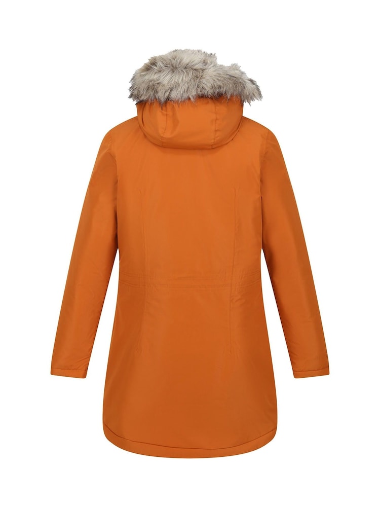 Regatta Orange Womens Voltera Waterproof Heated Jacket - Image 8 of 8