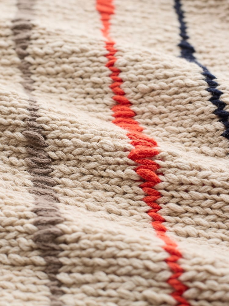 Celtic & Co. Drop Stitch Breton Linen Blend Jumper - Image 4 of 6