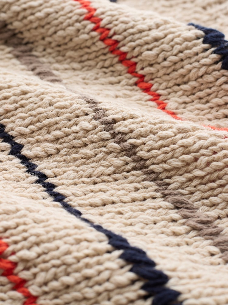 Celtic & Co. Drop Stitch Breton Linen Blend Jumper - Image 6 of 6
